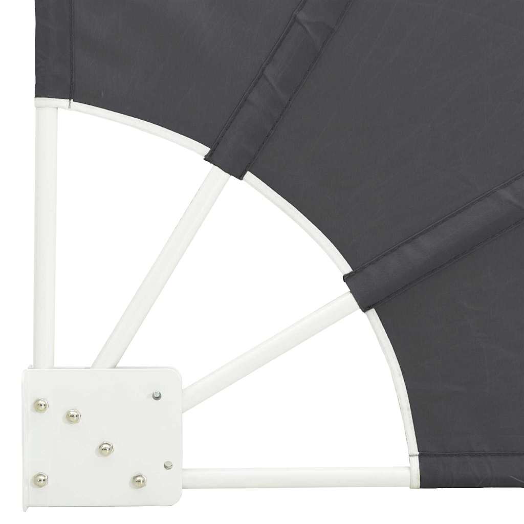 Balcony Privacy Screen 115 x 115 cm Polyester Black