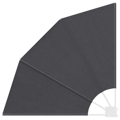 Balcony Privacy Screen 115 x 115 cm Polyester Black