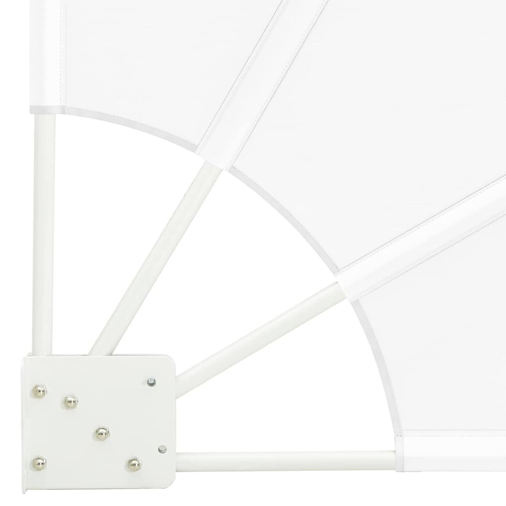 Balcony Privacy Screen 160 x 160 cm Polyester White