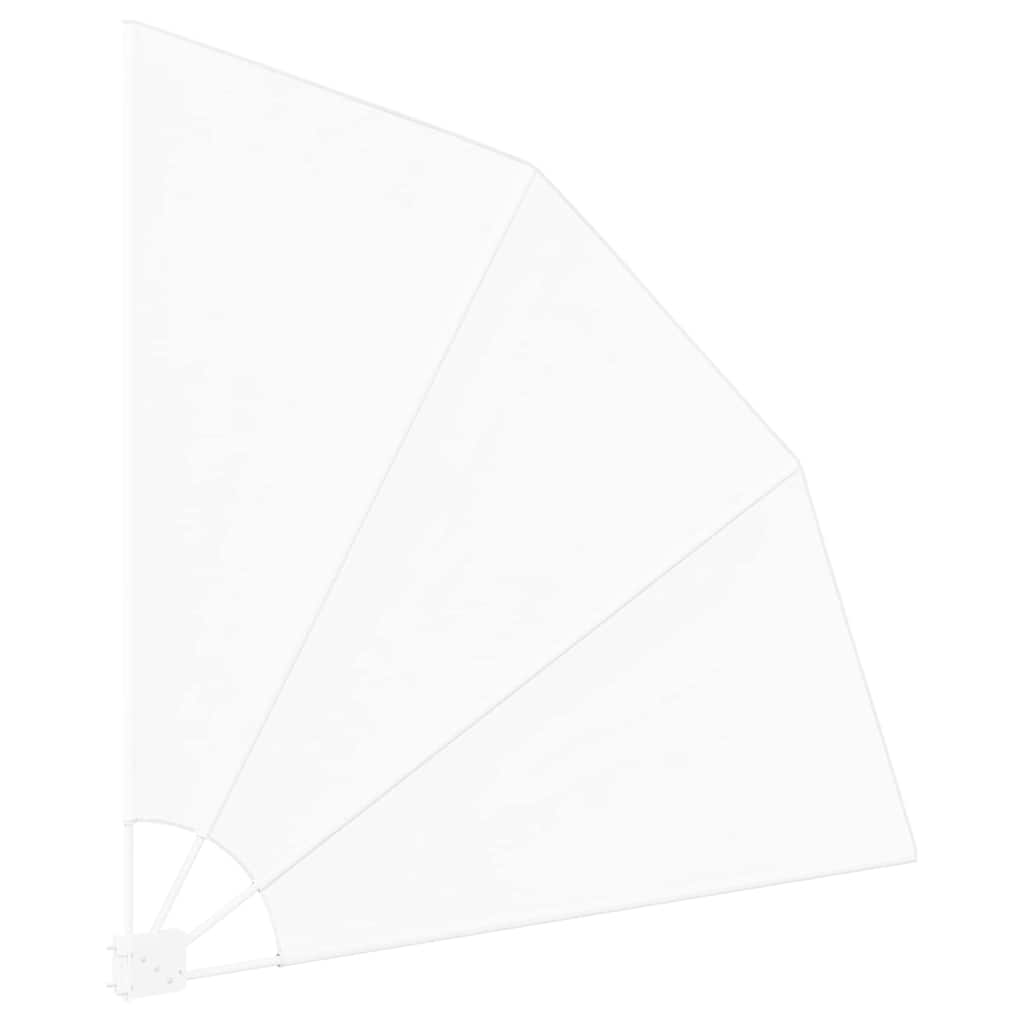 Balcony Privacy Screen 160 x 160 cm Polyester White
