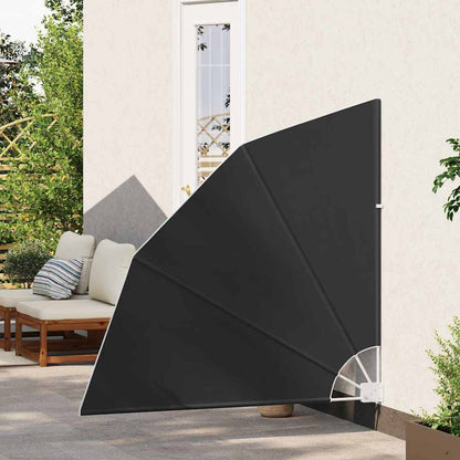 Balcony Privacy Screen 140 x 140 cm Polyester Anthracite