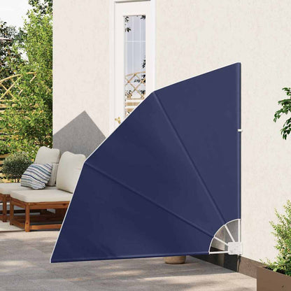 Balcony Privacy Screen 140 x 140 cm Polyester Navy Blue