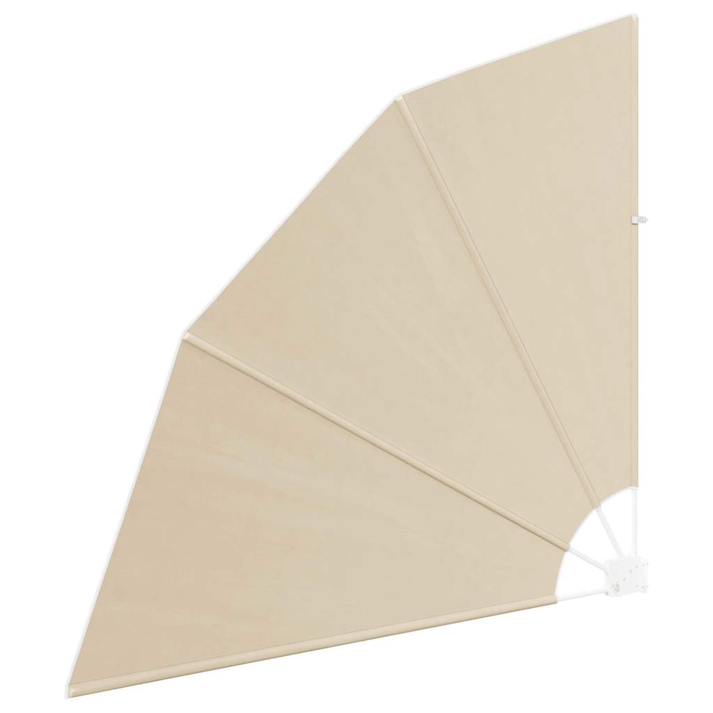Balcony Privacy Screen 140 x 140 cm Polyester Beige