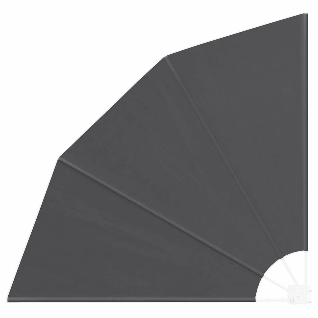 Balcony Privacy Screen 140 x 140 cm Polyester Black