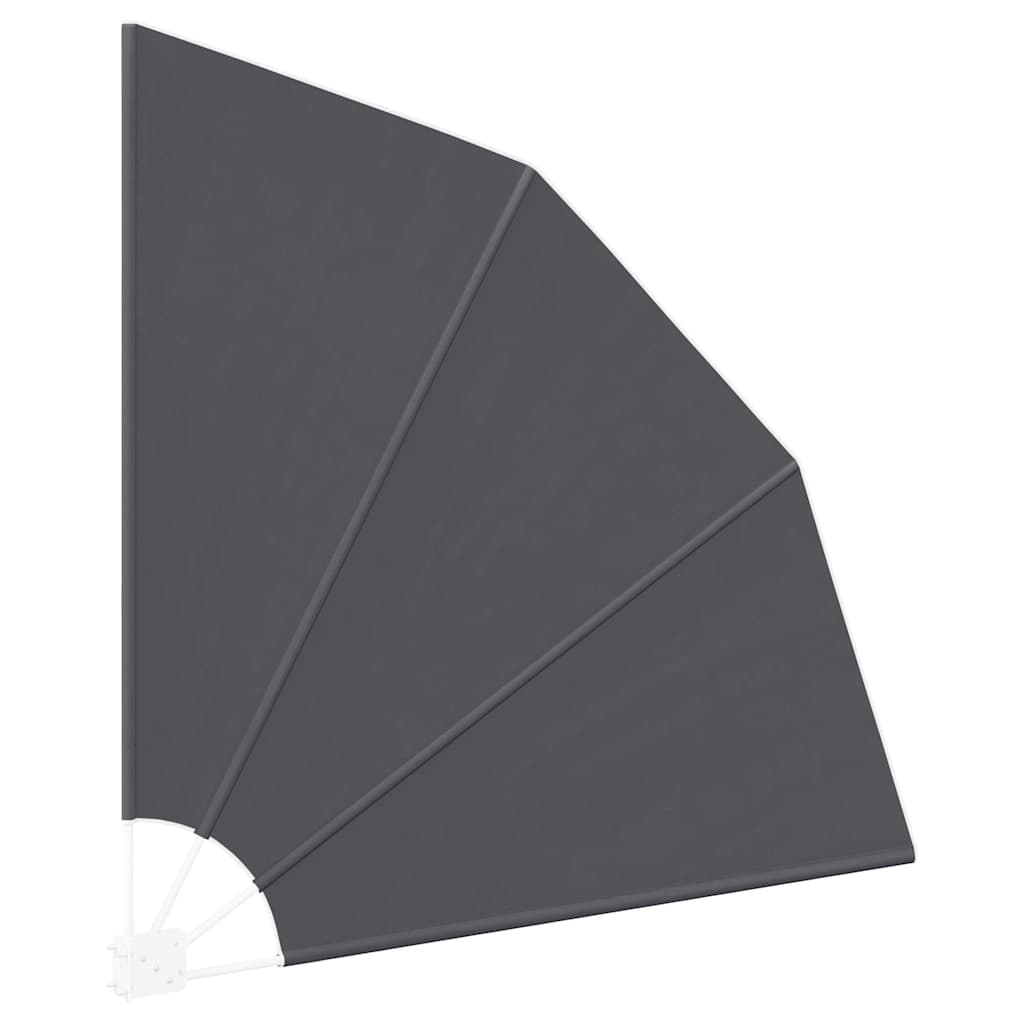 Balcony Privacy Screen 140 x 140 cm Polyester Black