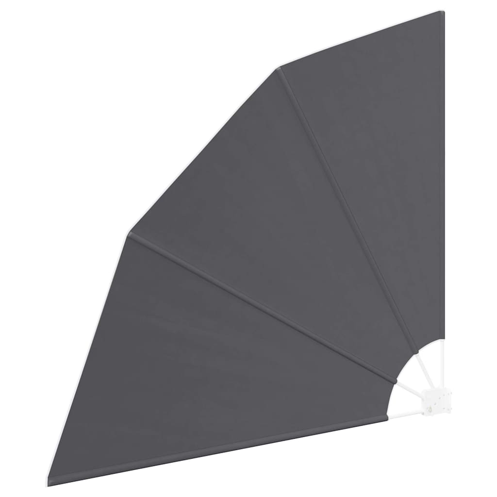 Balcony Privacy Screen 140 x 140 cm Polyester Black
