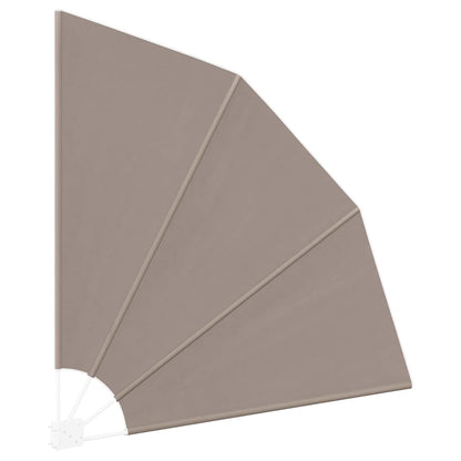 Balcony Privacy Screen 140 x 140 cm Polyester Taupe