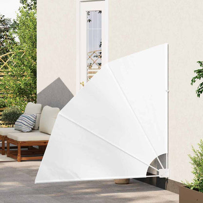 Balcony Privacy Screen 140 x 140 cm Polyester White