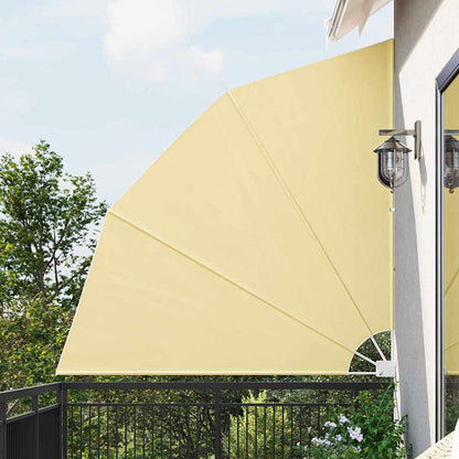 Balcony Privacy Screen 210 x 210 cm Polyester Sand
