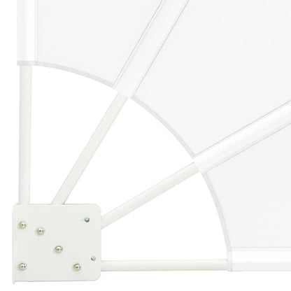 Balcony Privacy Screen 210 x 210 cm Polyester White