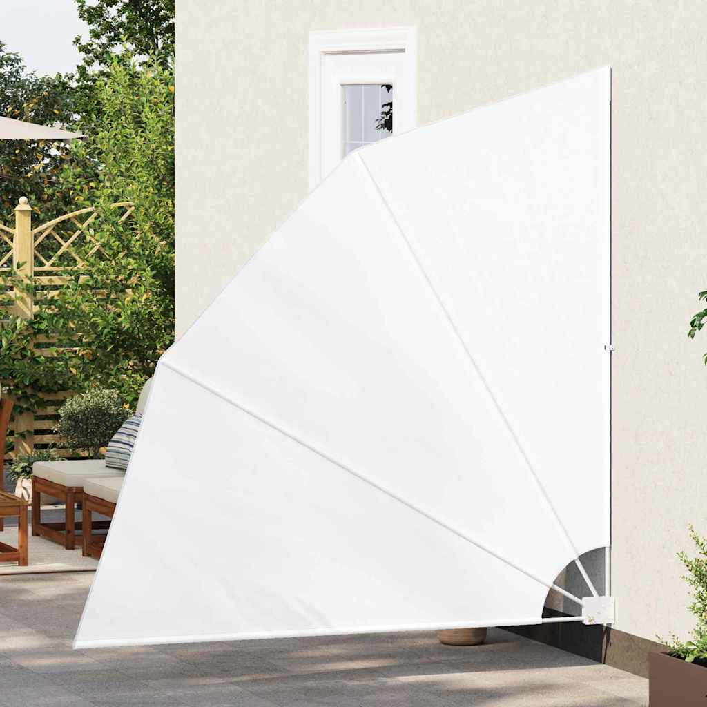 Balcony Privacy Screen 210 x 210 cm Polyester White