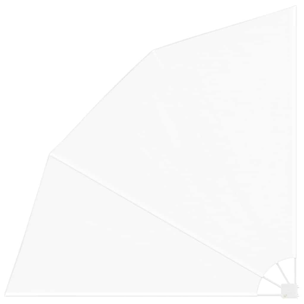Balcony Privacy Screen 210 x 210 cm Polyester White