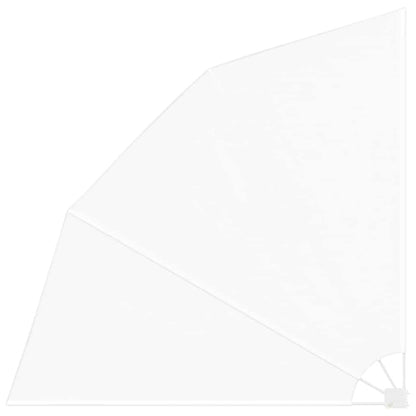 Balcony Privacy Screen 210 x 210 cm Polyester White