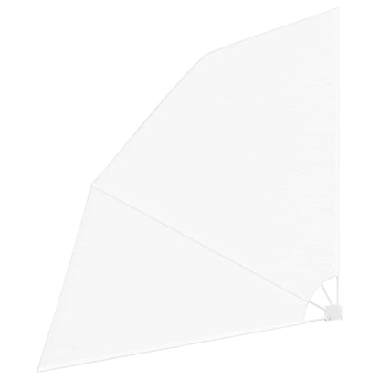 Balcony Privacy Screen 210 x 210 cm Polyester White