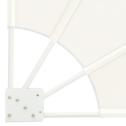Balcony Privacy Screen 115 x 115 cm Polyester Cream
