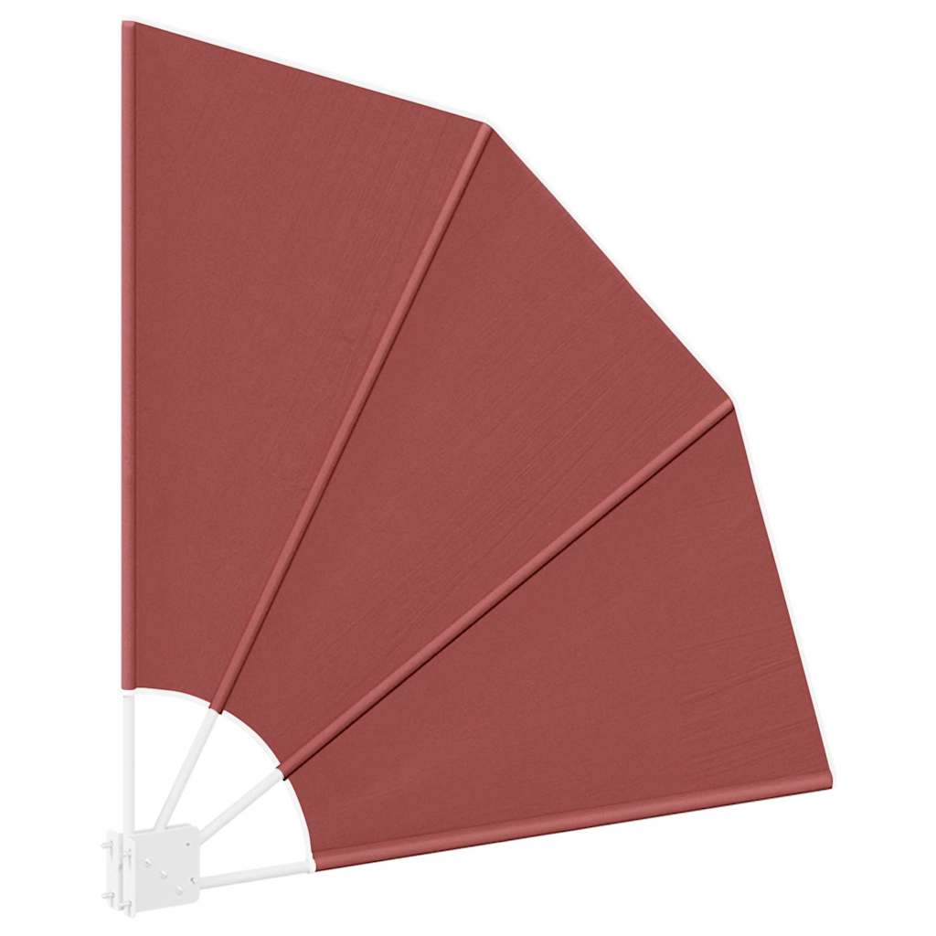 Balcony Privacy Screen 115 x 115 cm Polyester Terracotta