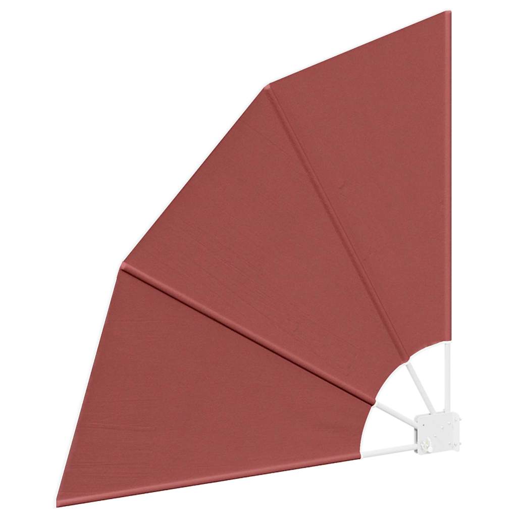 Balcony Privacy Screen 115 x 115 cm Polyester Terracotta