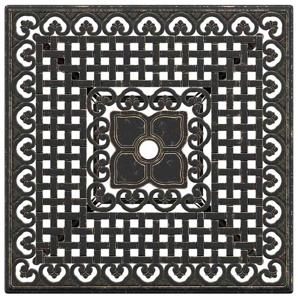 Garden Table Set 5 pcs Bronze Cast Aluminium