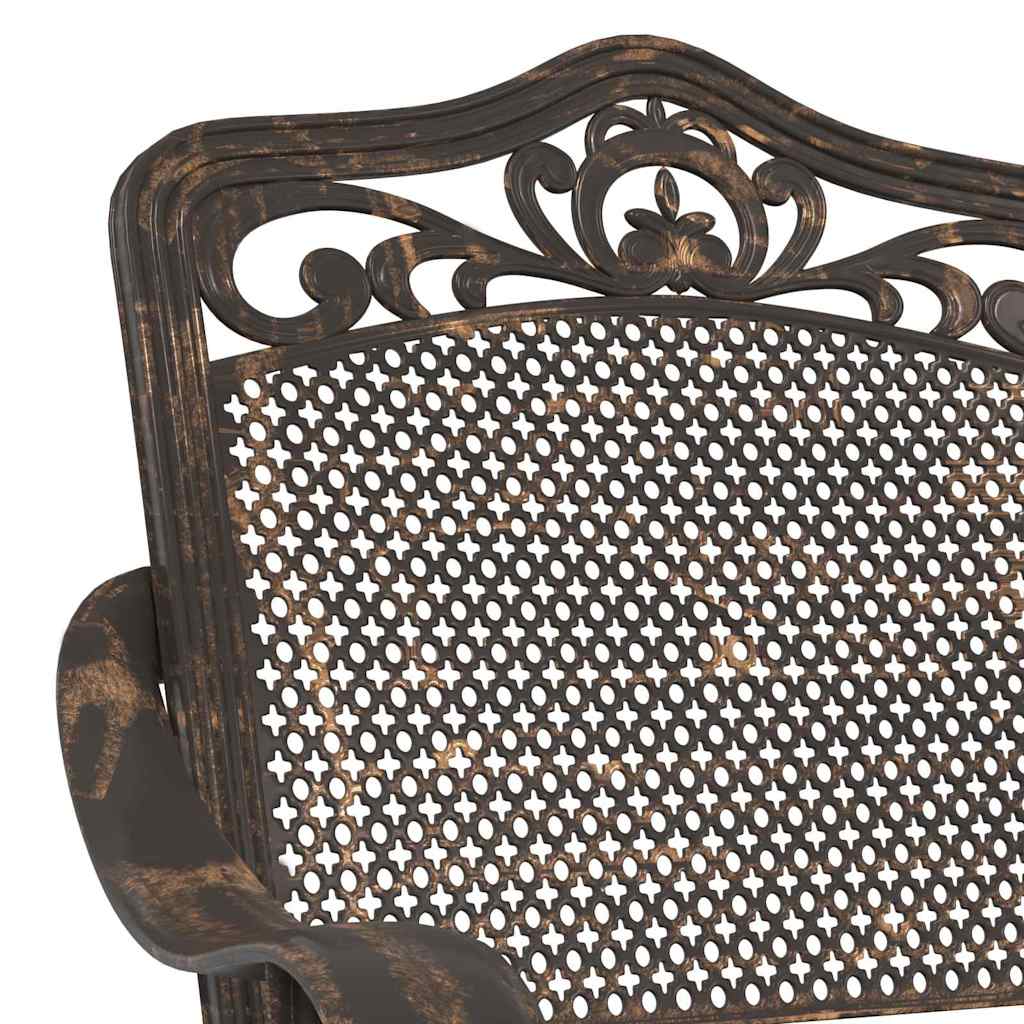 Garden Table Set 3 pcs Bronze Cast Aluminium