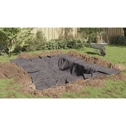 Pond Fleece Folding Grey 1 x 10 m Polyester and Cotton