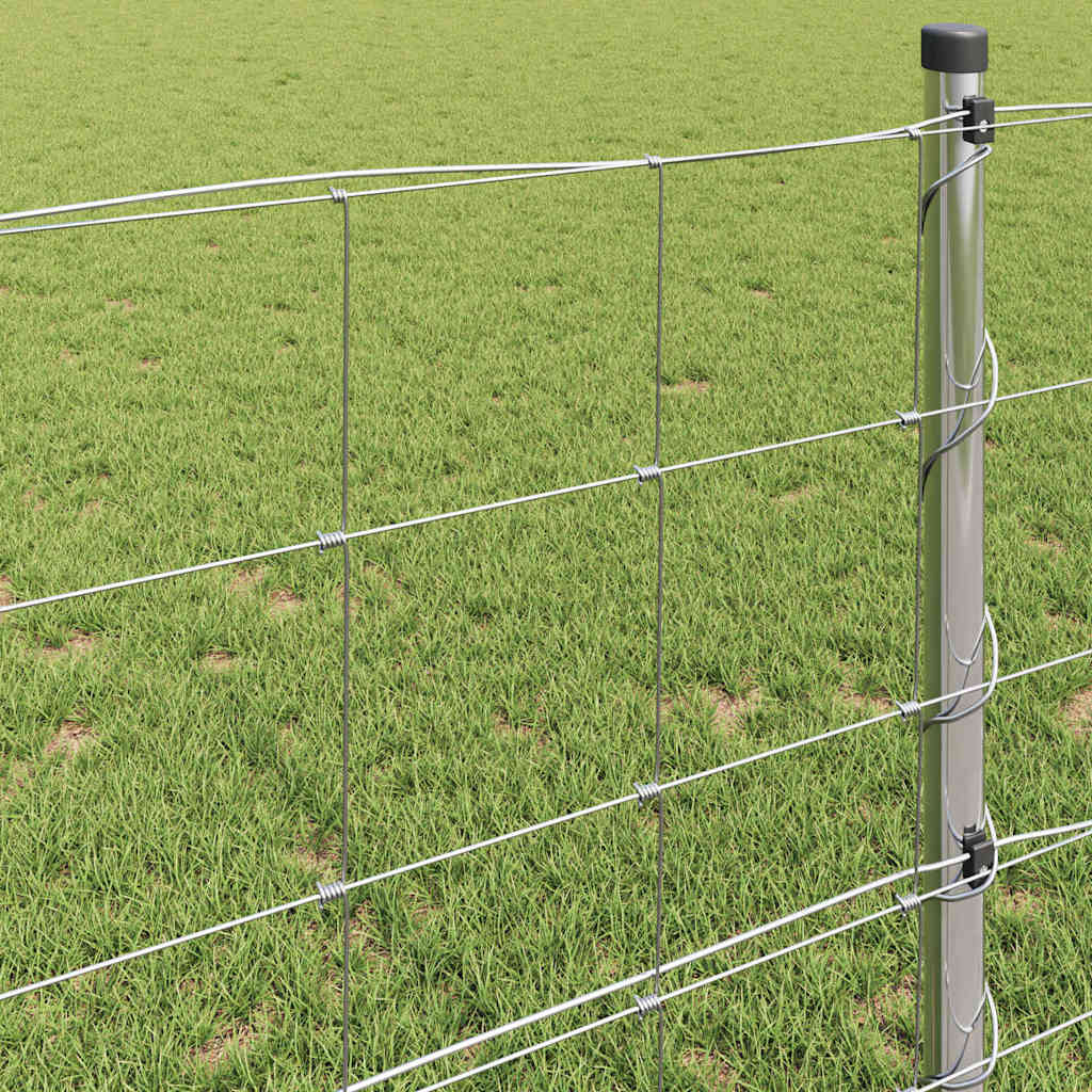 Field Fence Silver 25 x 0.8 m Galvanised steel