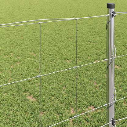 Field Fence Silver 25 x 1 m Galvanised steel