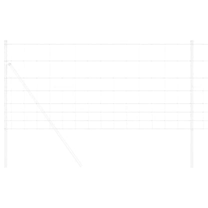 Field Fence Silver 25 x 1 m Galvanised steel