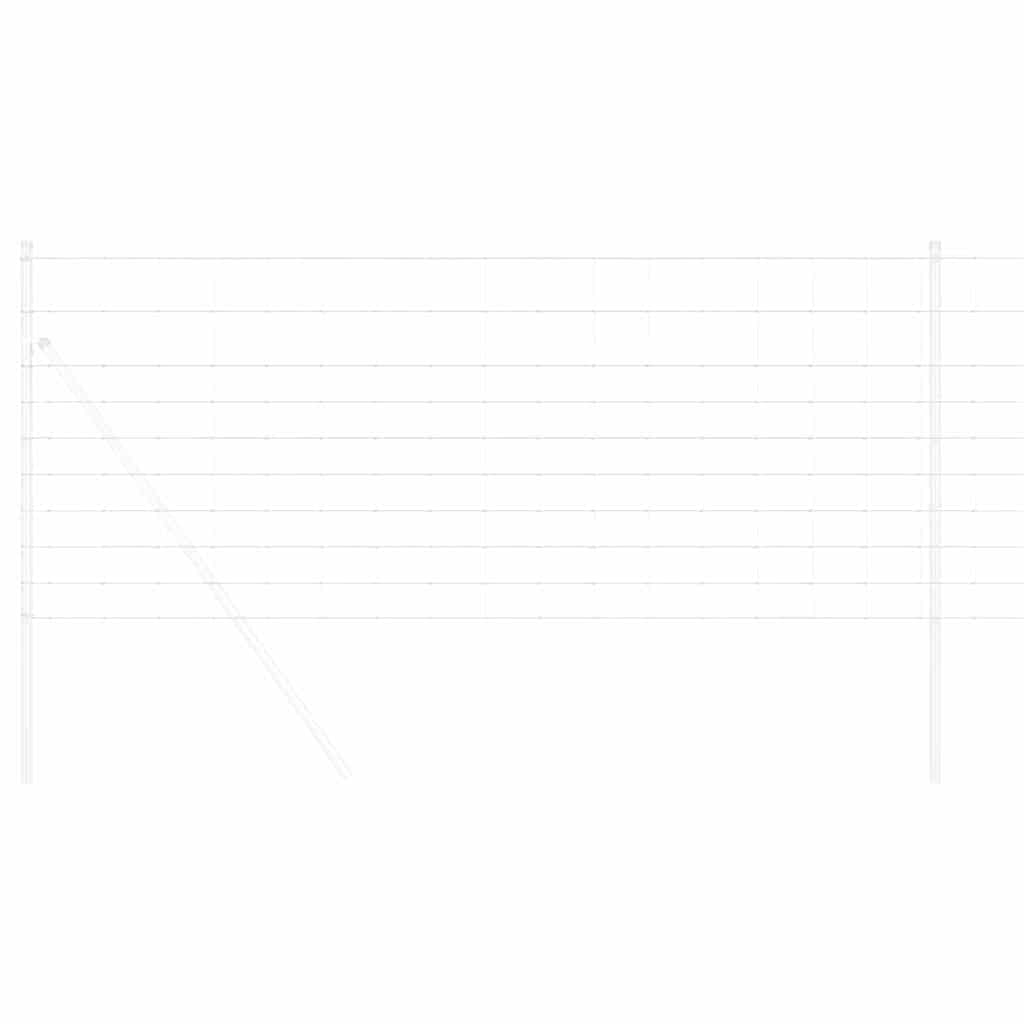 Field Fence Silver 25 x 1 m Galvanised steel