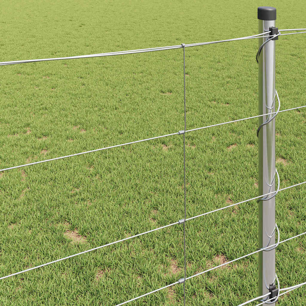 Field Fence Silver 25 x 1 m Galvanised steel