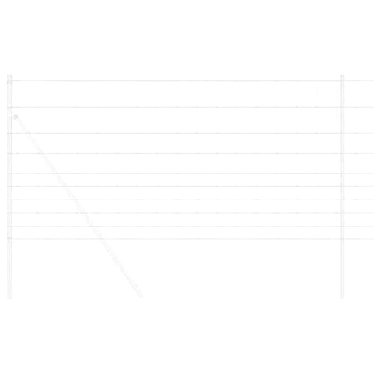 Field Fence Silver 25 x 1.2 m Galvanised steel