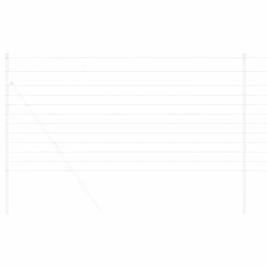 Field Fence Silver 25 x 1.2 m Galvanised steel