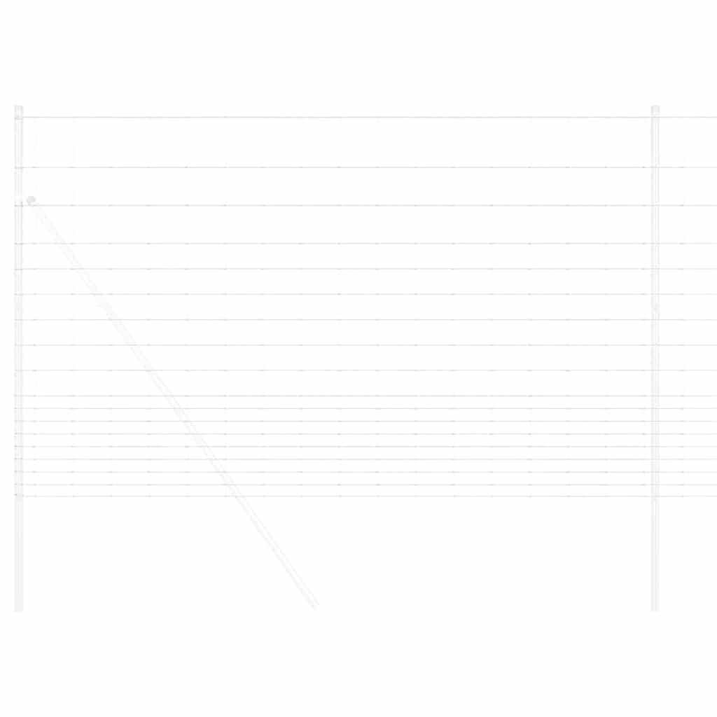 Field Fence Silver 25 x 1.5 m Galvanised steel