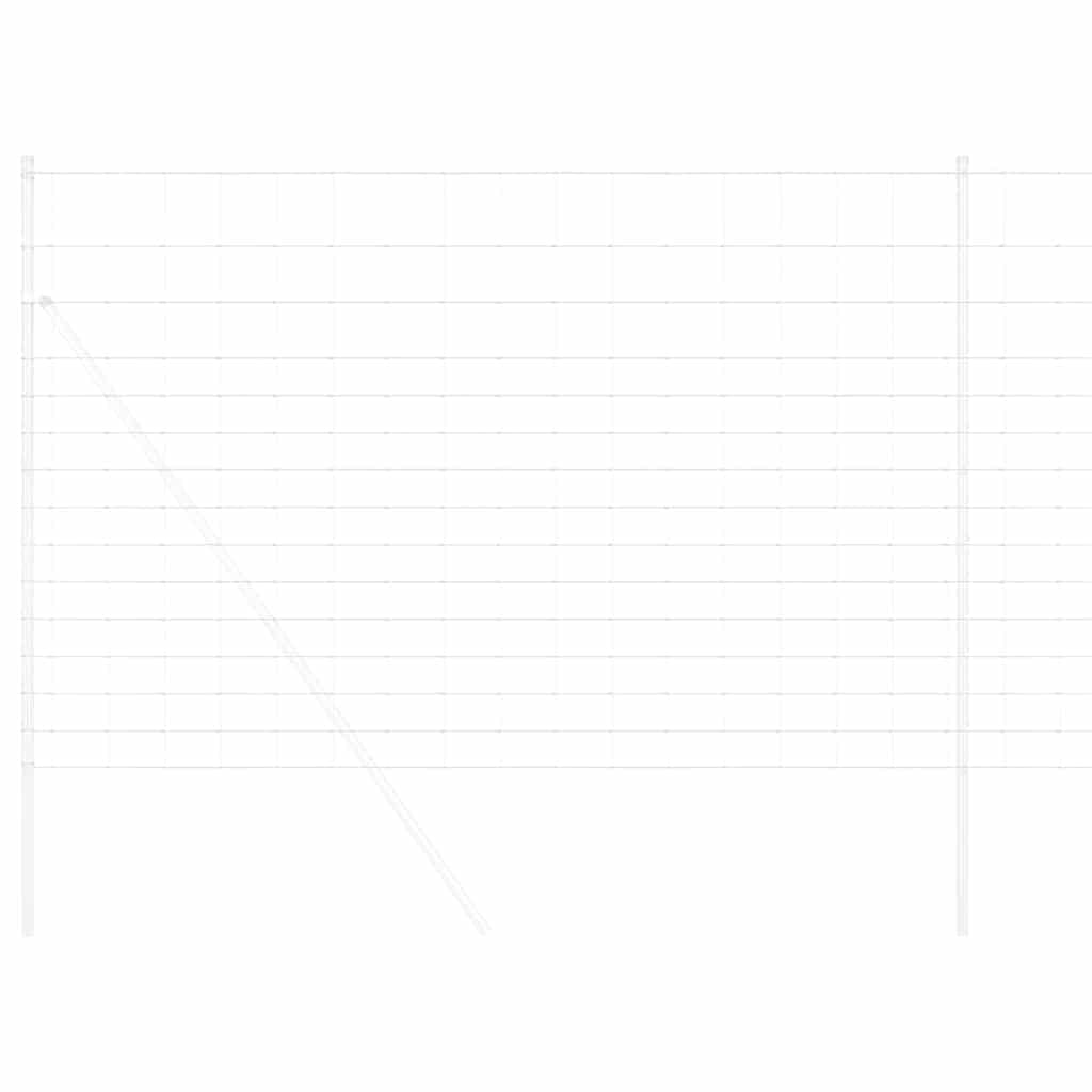 Field Fence Silver 25 x 1.6 m Galvanised steel