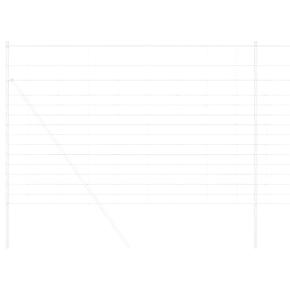 Field Fence Silver 25 x 1.6 m Galvanised steel