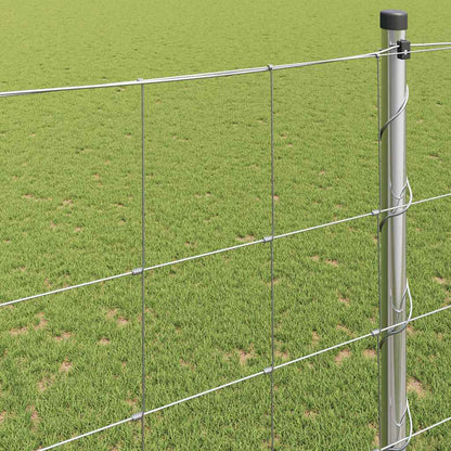 Field Fence Silver 25 x 1.6 m Galvanised steel