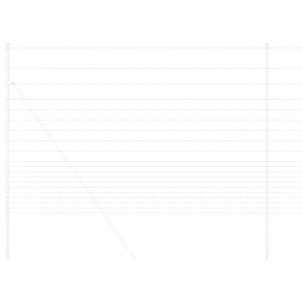 Field Fence Silver 25 x 1.6 m Galvanised steel