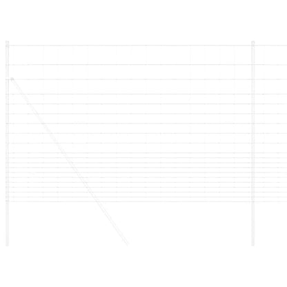 Field Fence Silver 25 x 1.6 m Galvanised steel