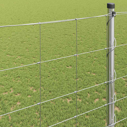 Field Fence Silver 25 x 1.6 m Galvanised steel