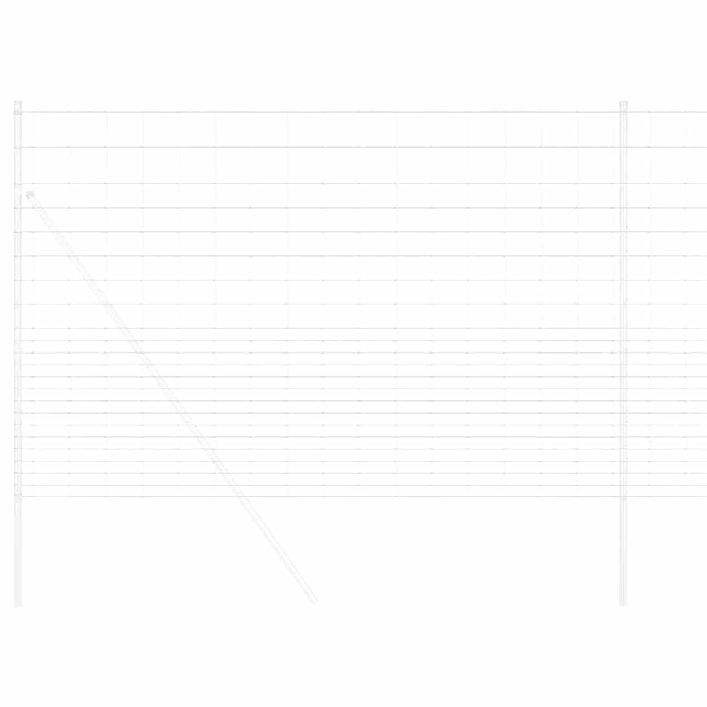 Field Fence Silver 25 x 1.6 m Galvanised steel