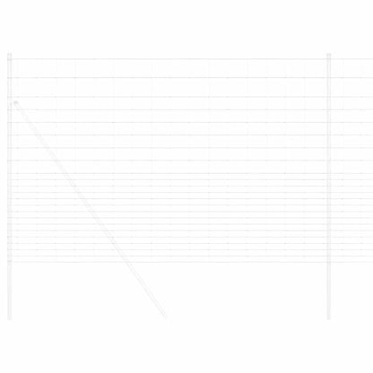 Field Fence Silver 25 x 1.6 m Galvanised steel