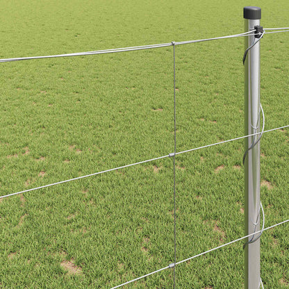 Field Fence Silver 25 x 1.6 m Galvanised steel