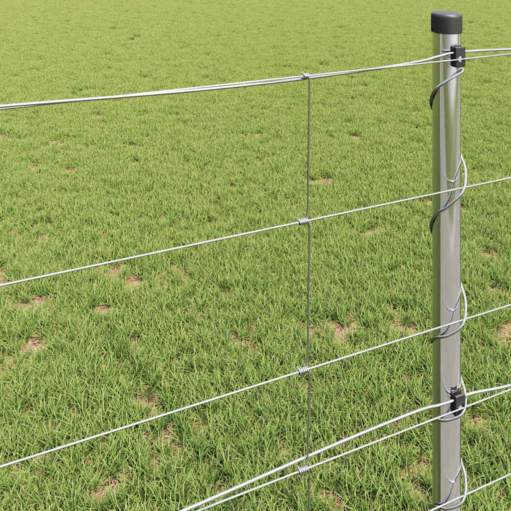 Field Fence Silver 50 x 0.8 m Galvanised steel