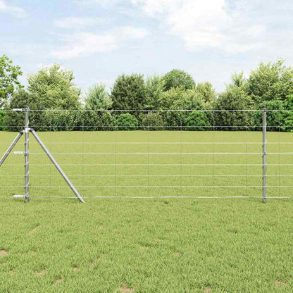 Field Fence Silver 50 x 0.8 m Galvanised steel