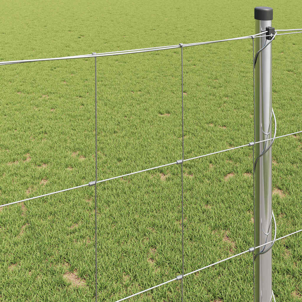 Field Fence Silver 50 x 1.2 m Galvanised steel