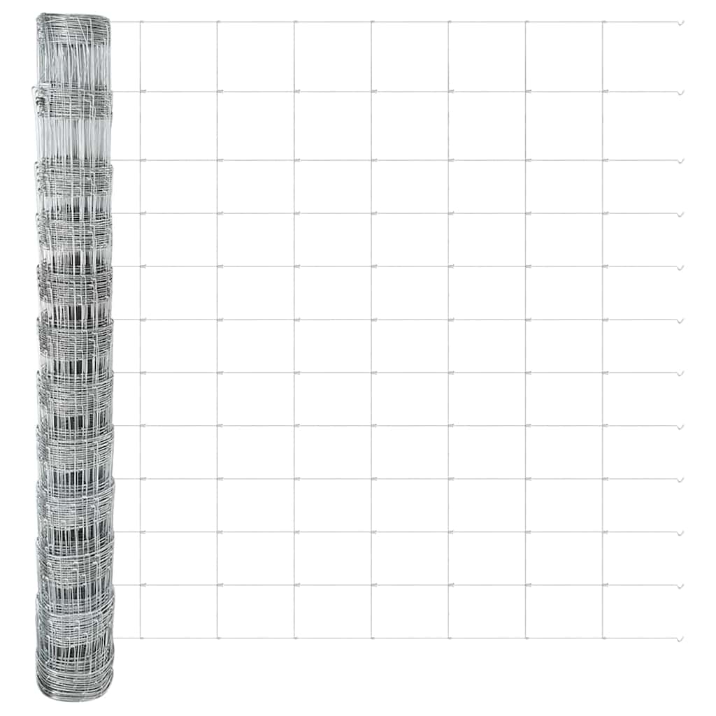 Field Fence Silver 50 x 1.2 m Galvanised steel