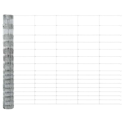 Field Fence Silver 50 x 1.2 m Galvanised steel