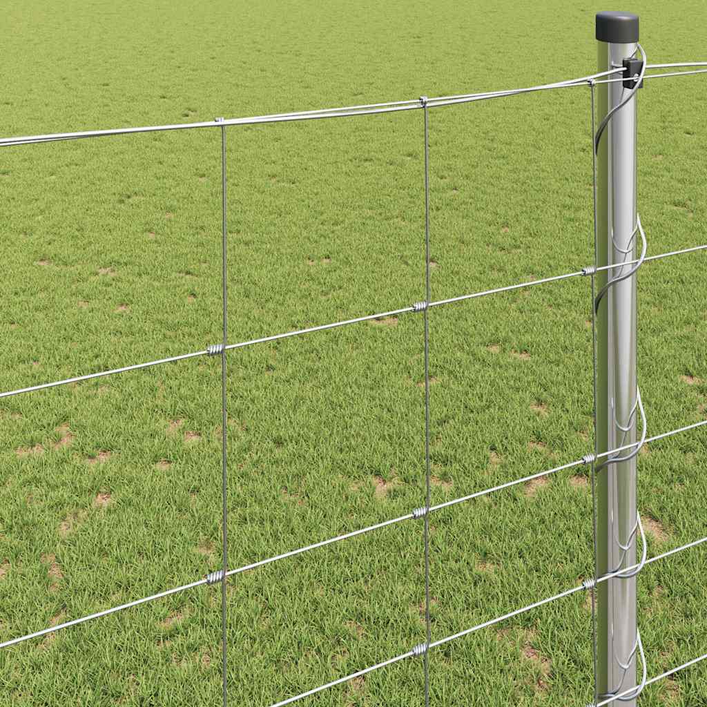 Field Fence Silver 50 x 1.4 m Galvanised steel
