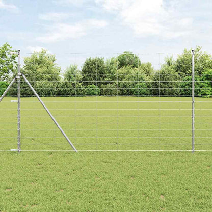 Field Fence Silver 50 x 1.4 m Galvanised steel