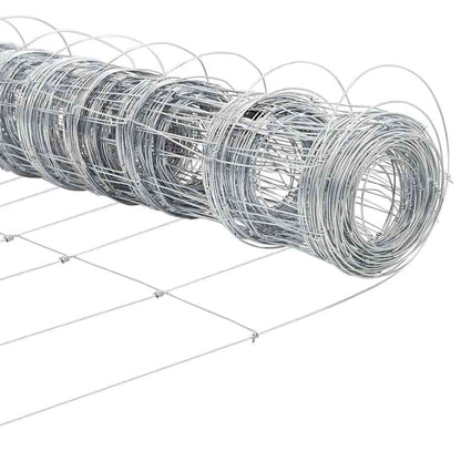 Field Fence Silver 100 x 0.8 m Galvanised steel