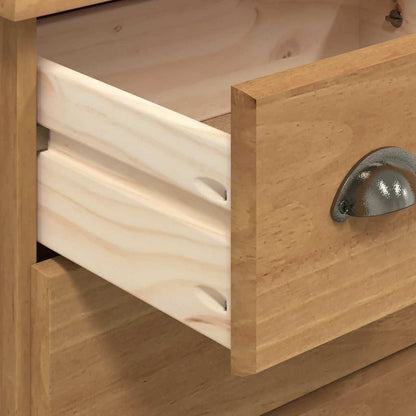Chest of Drawer ASKIM Brown 45.8 x 40 x 79 cm Solid Pine Wood